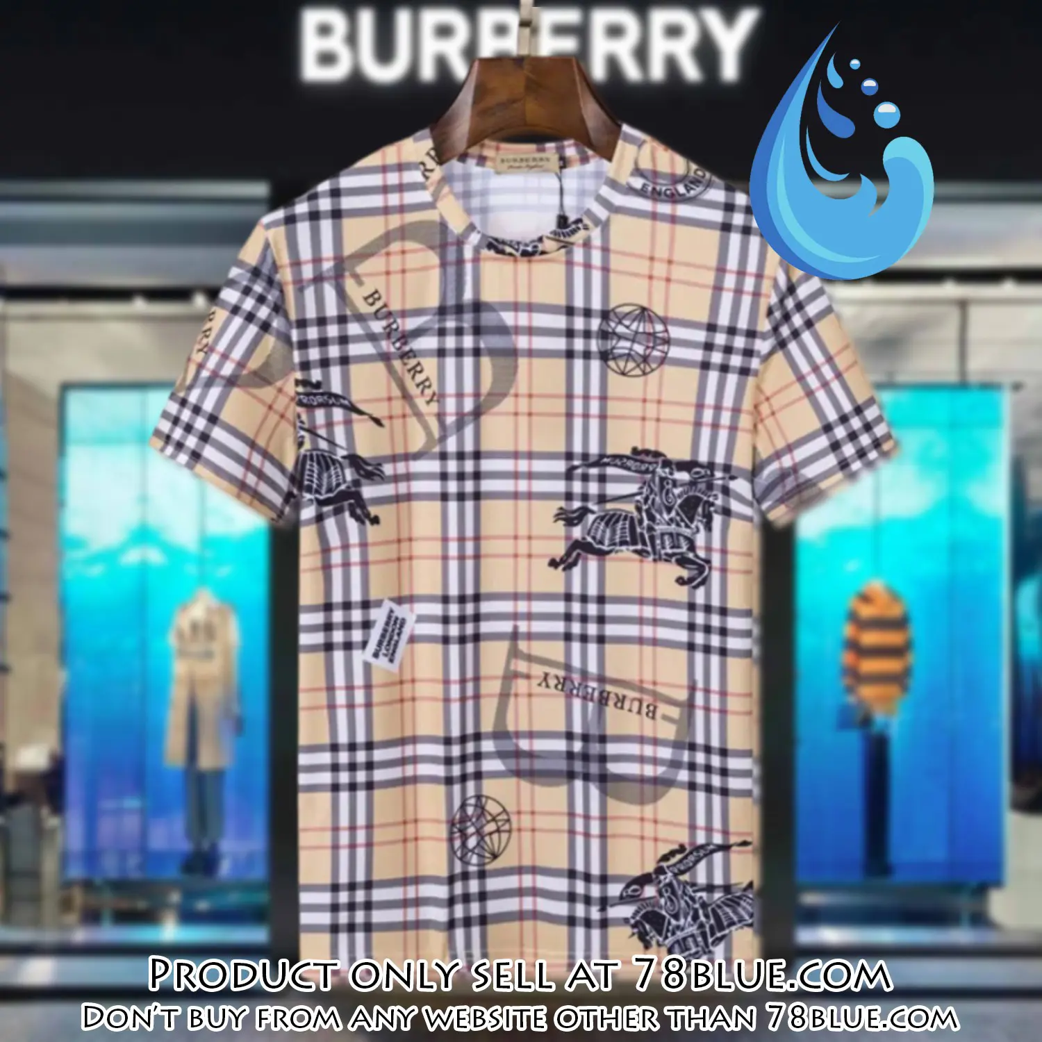 Burberry logo luxury brand tshirt outfit for men women 78b0902076